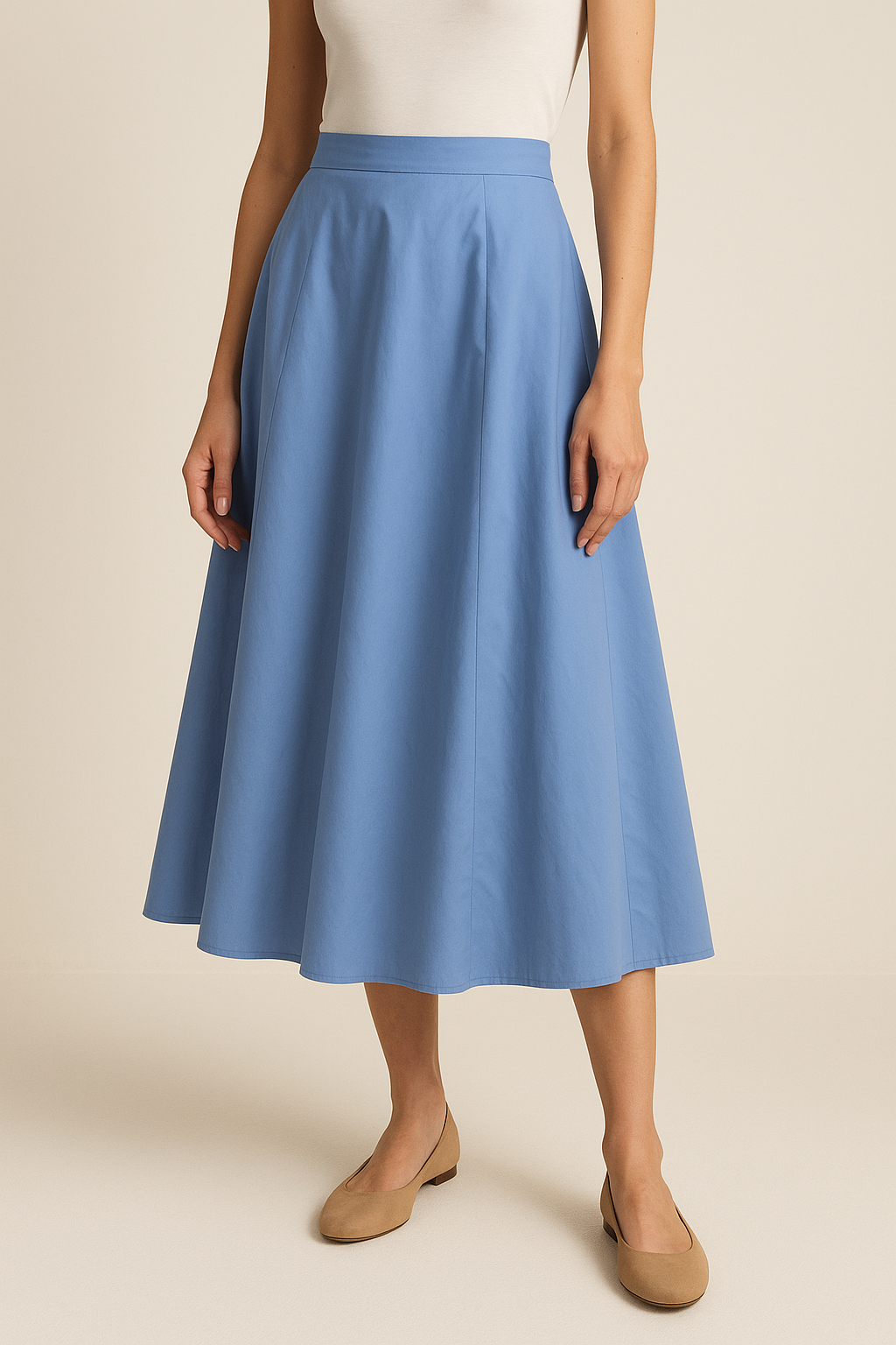 Siena | Cotton Poplin Skirt